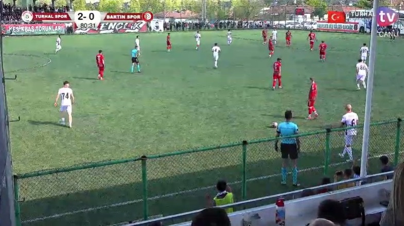 Bartınspor Turhal’da Kaybetti: 0-2