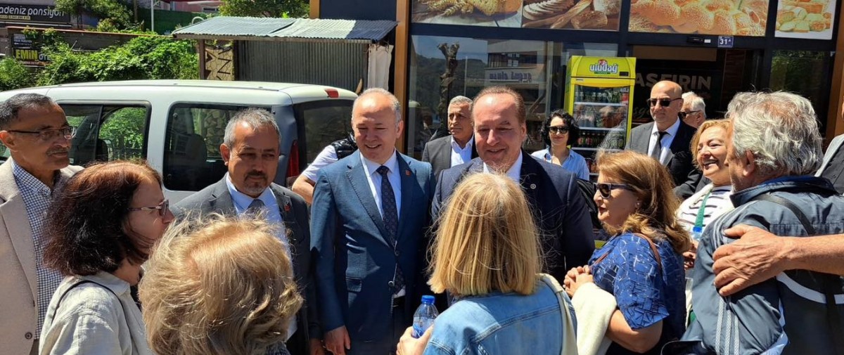 CHP Heyeti Amasra’da Sahaya İndi