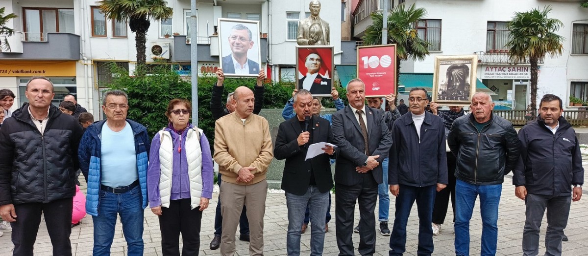 Amasra’da CHP’den Yürüyüşlü Tepki
