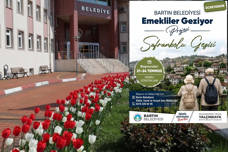 Bartın Belediyesi'nden Emeklilere Gezi Müjdesi