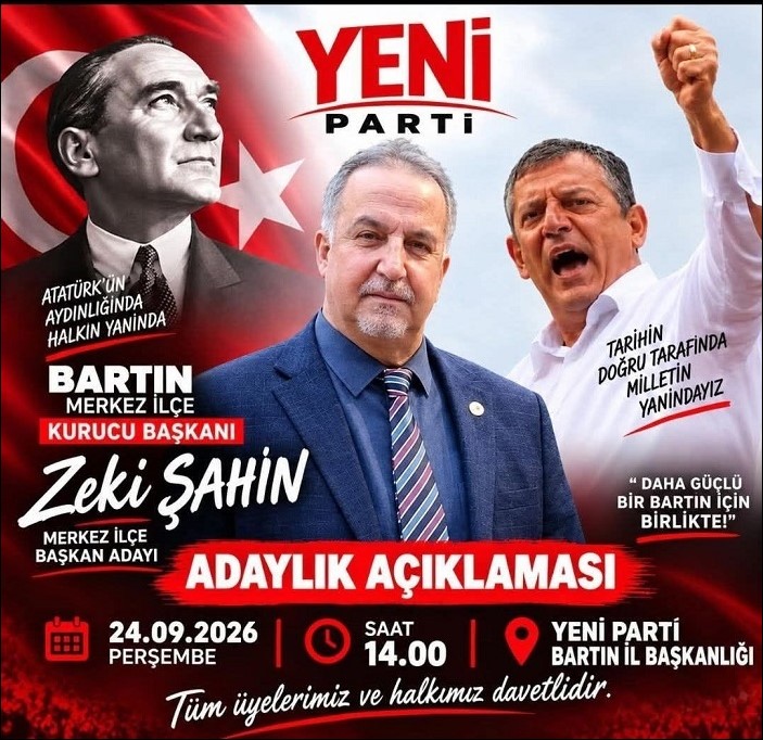 Zeki Şahin’den Bartın’da Adaylık Bombası!